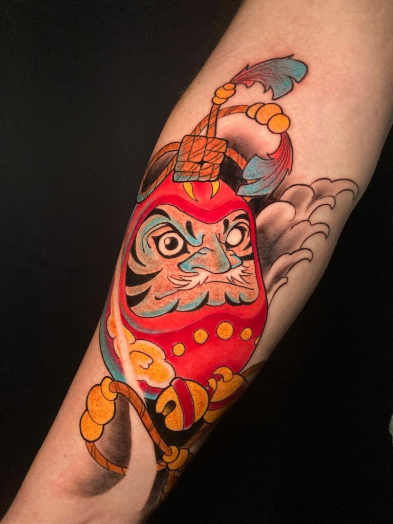 japanase tattoo daruma