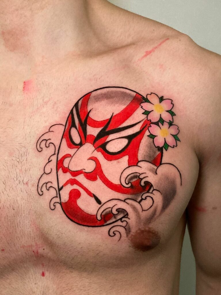 japanase tattoo mask
