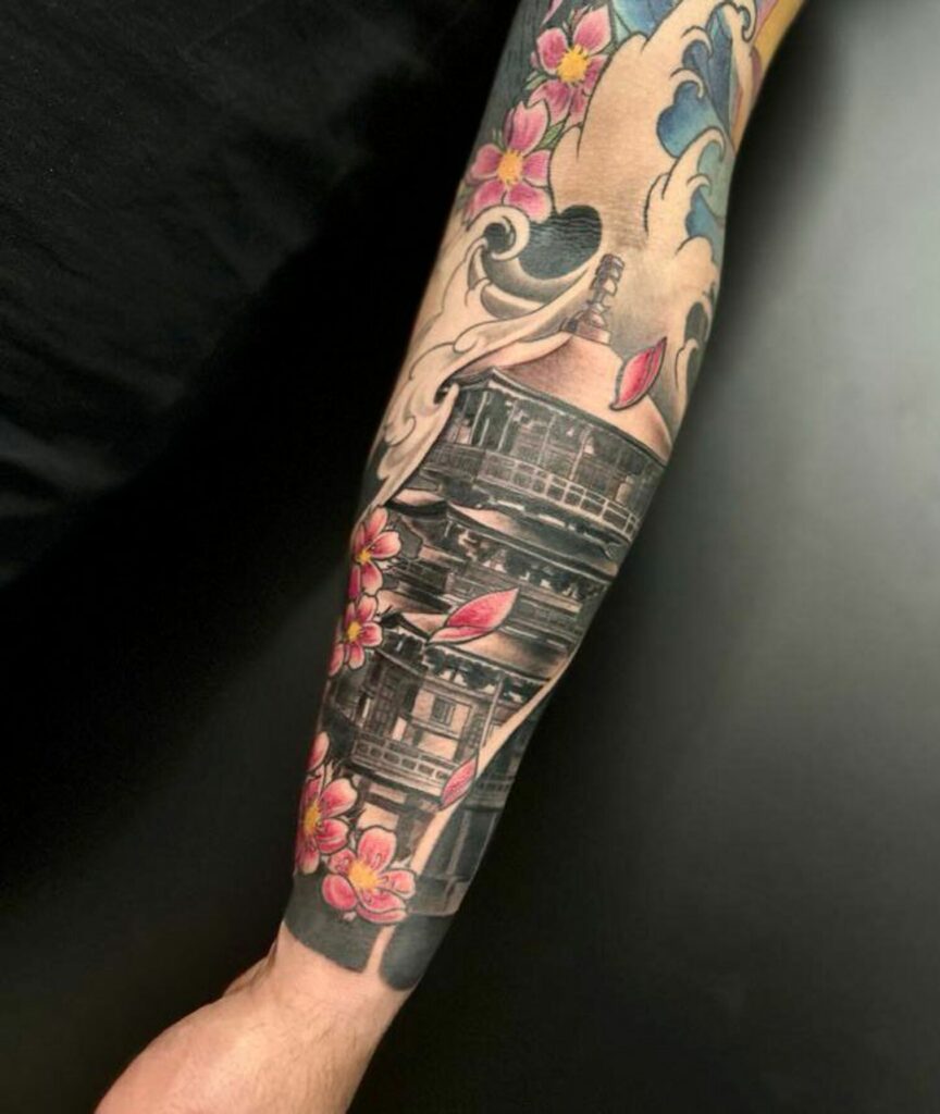japanase tattoo tempio