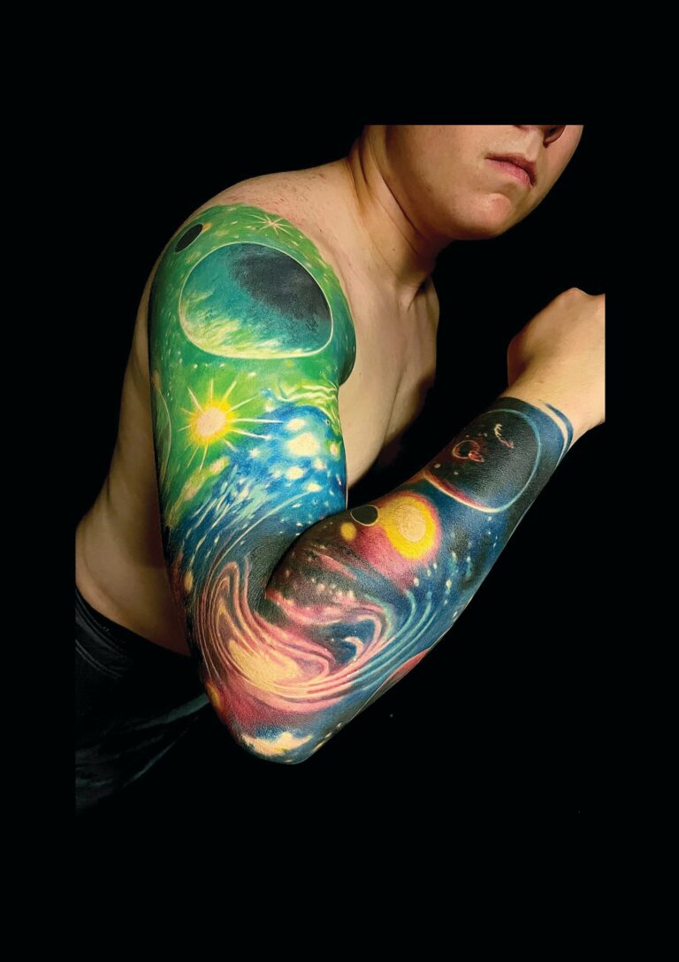 realismo tattoo braccio fullcolor sleeve