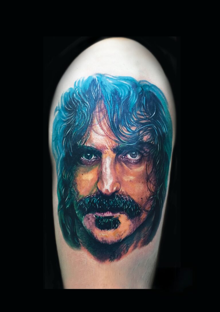 realismo tattoo frank zappa color